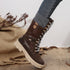 Mid-Calf Lace Up Boots - JEXIE