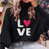 Love Red High Neck Sweater - JEXIE