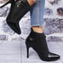 High Heel Pointed Ankle Boots - JEXIE