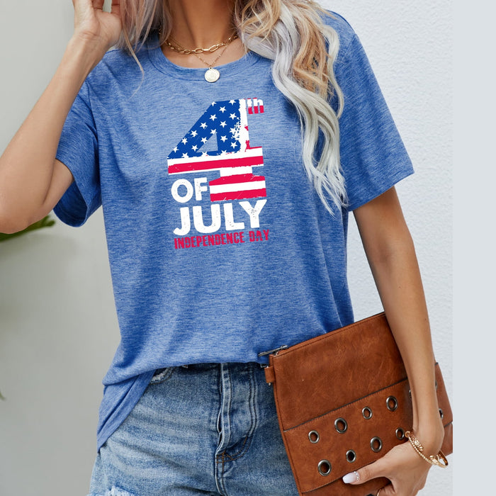 4th Of July Casual T-shirt