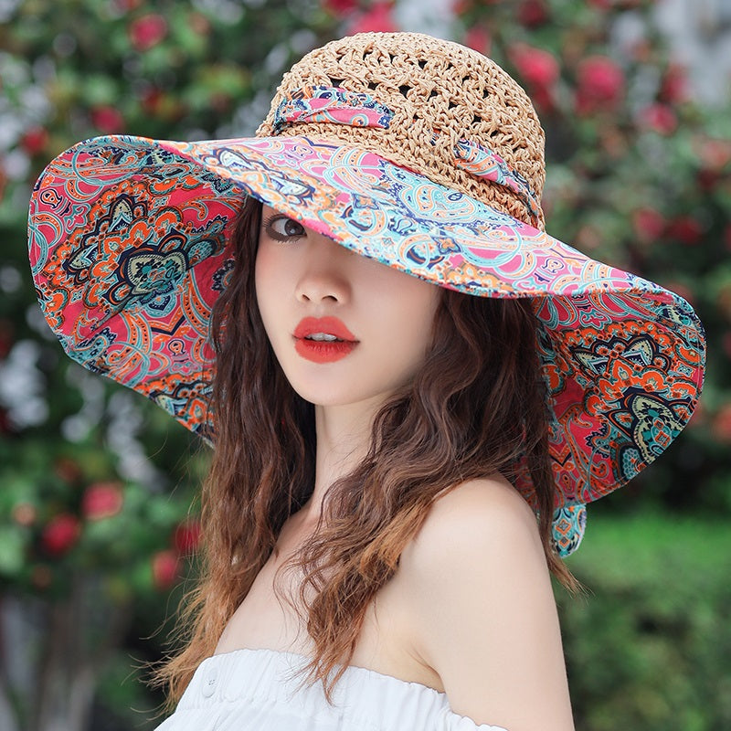 Colorful Windproof Sun Hat - JEXIE