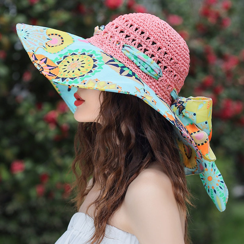 Colorful Windproof Sun Hat - JEXIE