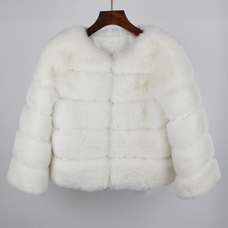 Fox Faux Fur Coat - JEXIE