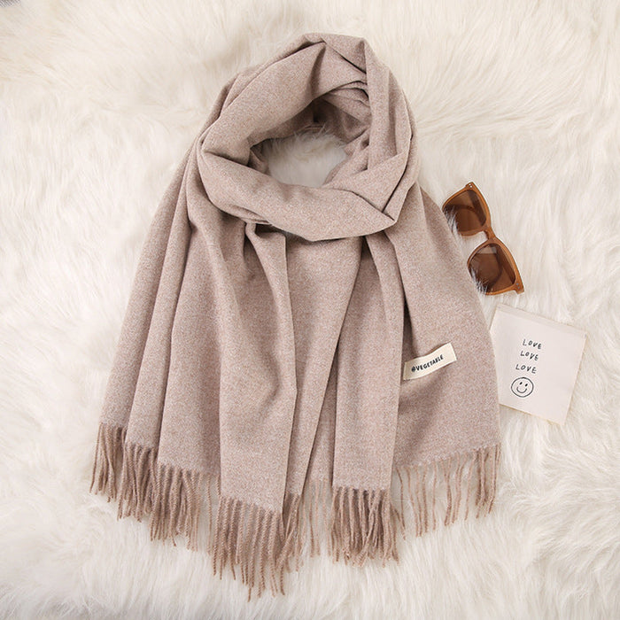 Light Cashmere Double-sided Scarf