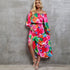 Balloon Sleeve Floral Dress - JEXIE