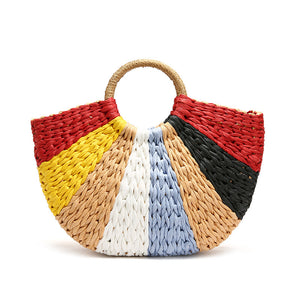 Popular Straw Woven Handbag - JEXIE