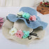 Flowers Wave Spring Summer Beach Hat - JEXIE