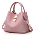 Portable PU Top Handle Bucket Bag - JEXIE