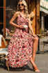 Floral Frill Maxi Dress - JEXIE