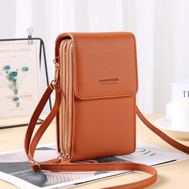 Leather Crossbody Shoulder Bag - JEXIE