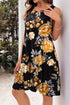 Round Neck Floral Dress - JEXIE