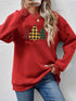 Dropped Shoulder Christmas Sweatshirt - JEXIE