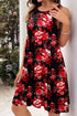 Round Neck Floral Dress - JEXIE