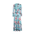 Big Flowers Style Long Sleeves Dress - JEXIE