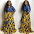 Yellow Printing Long Dress - JEXIE