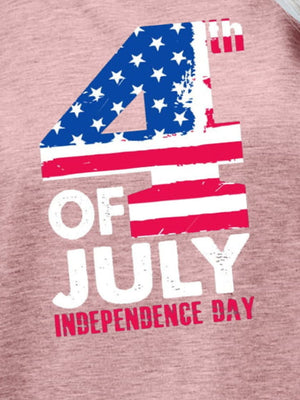 4th Of July Casual T-shirt - JEXIE
