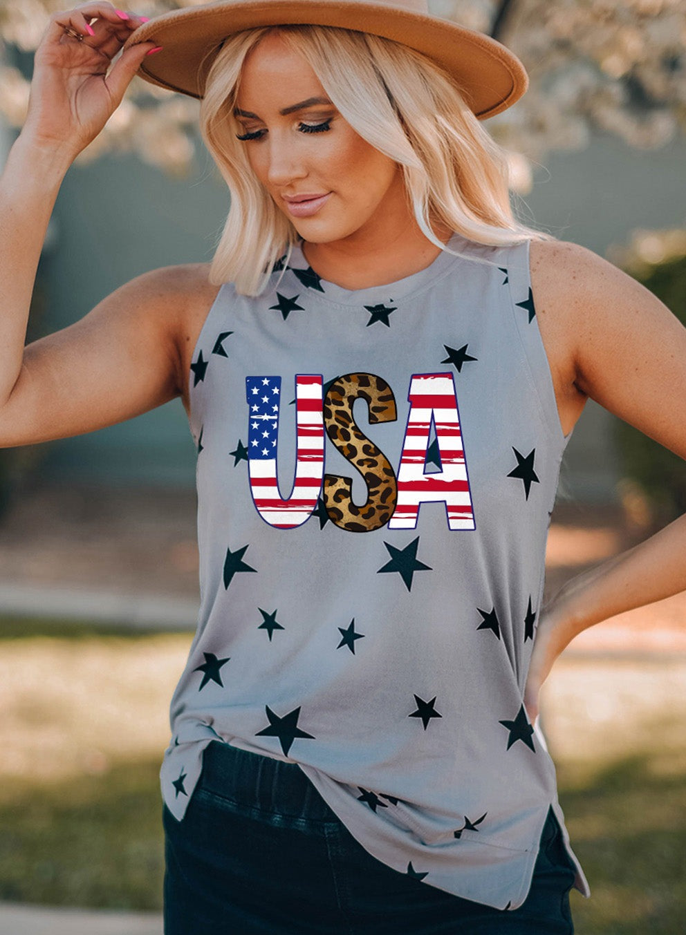 American Stars Tank Top - JEXIE